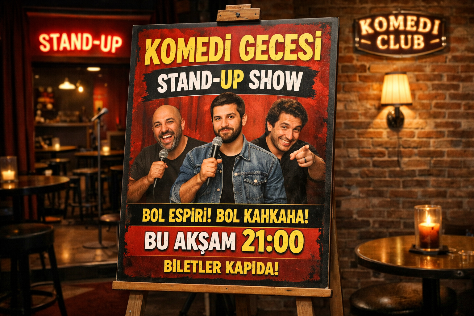 Stand-up afiş rehberi